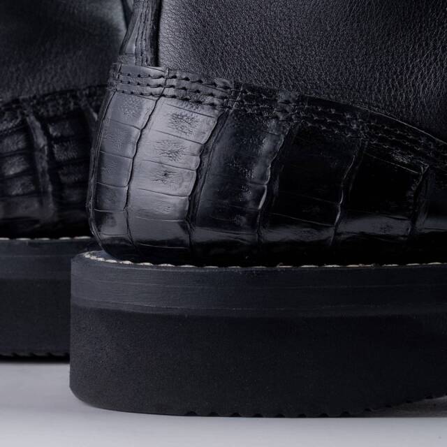 WHITE'S BOOTS 375NW-LTT-CB 4811 Last Black Caiman x Calf ケイマンワニ革