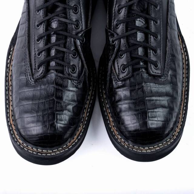WHITE'S BOOTS 375NW-LTT-CB 4811 Last Black Caiman x Calf ケイマンワニ革