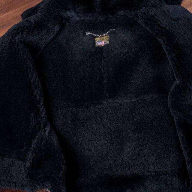 Vanson B-3 Flying Fortress Crew Jacket Black Mouton バンソン