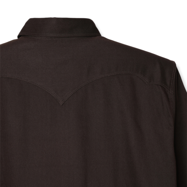 STEVENSON OVERALL Co. Cody CD3 Dark Brown back yoke