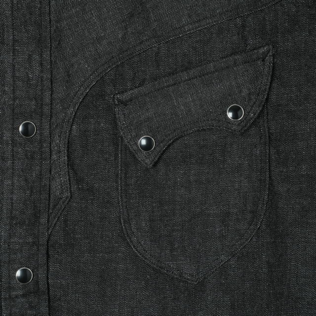 STEVENSON OVERALL Co. Cody CD3 Frost Black detail