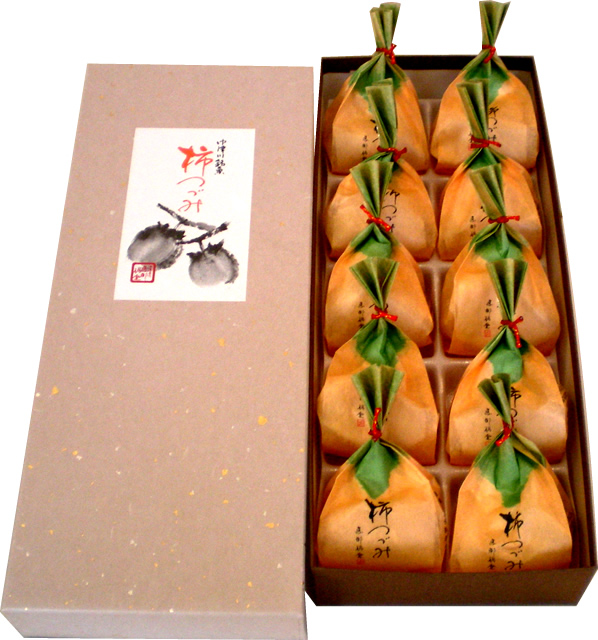 柿つづみ 10入り 御菓子司 恵那福堂