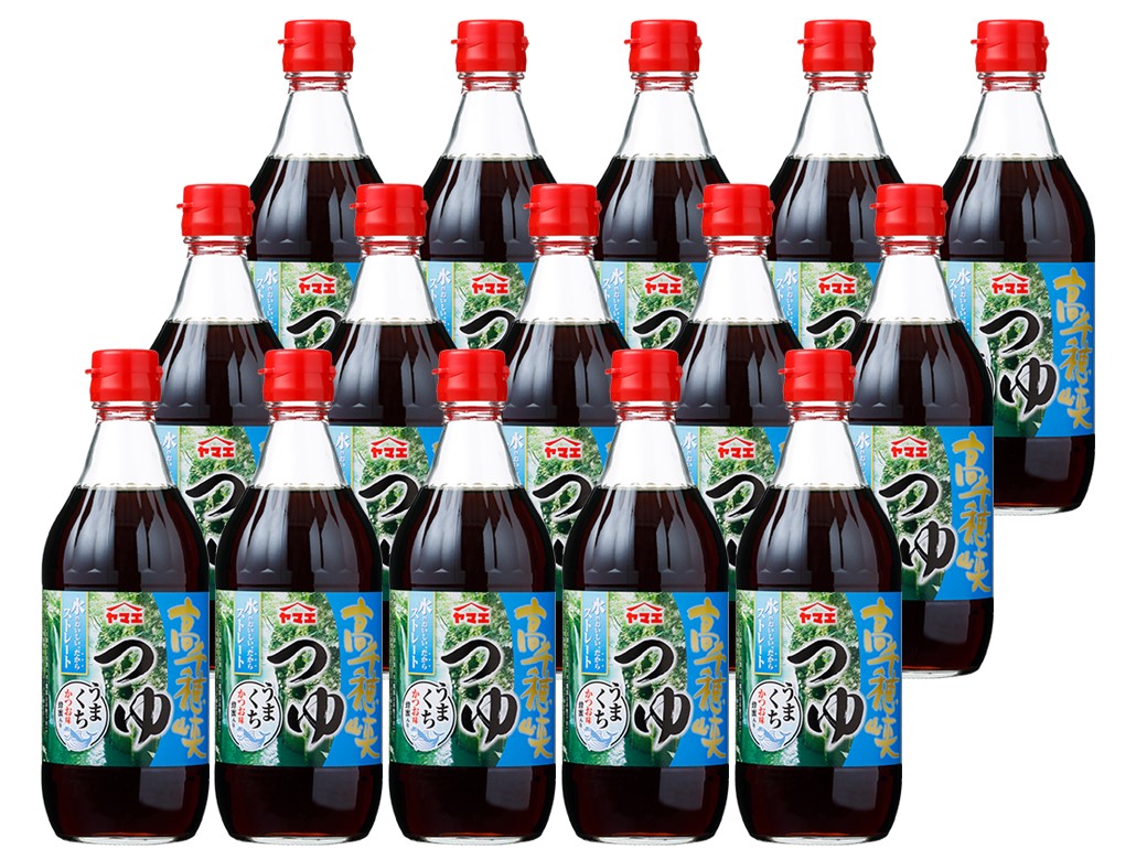 【期間限定】高千穂峡つゆ　うまくちかつお味　500ml　1ケース（15本入）