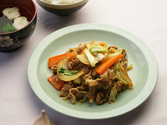 焼肉のたれでおいしい野菜炒め