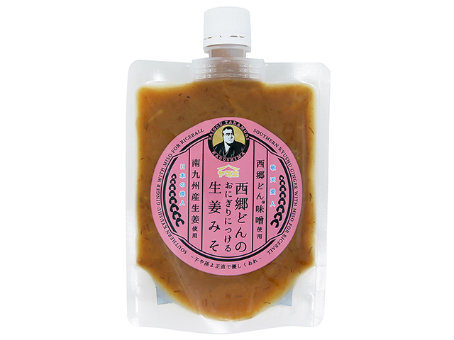 41231001　ヤマエ食品工業　西郷どんのおにぎりにつける生姜みそ　180g