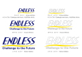Newロゴ　ENDLESS　ステッカー
