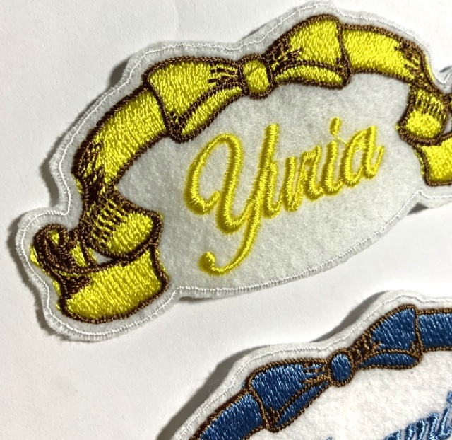 お名前ワッペン『モチーフ枠』