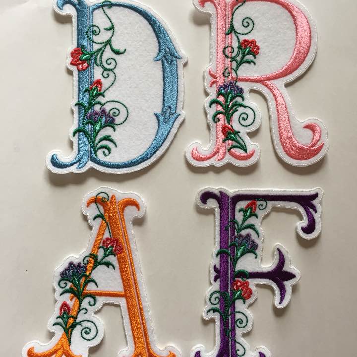 イニシャル花（大）