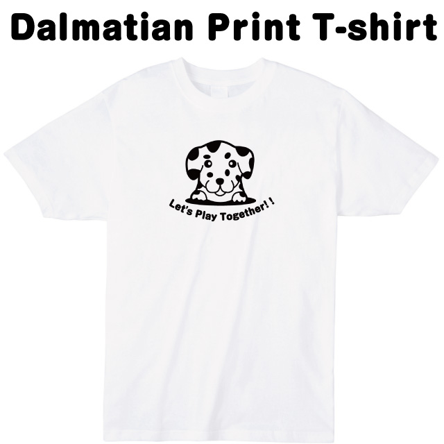 ダルメシアンロゴプリントＴシャツ