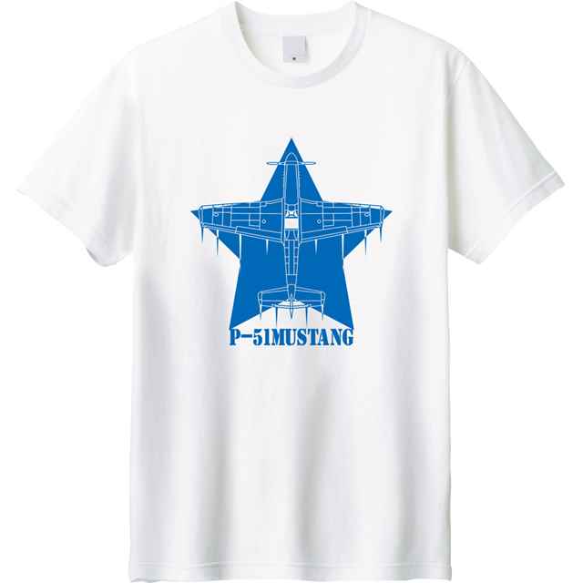 P51マスタングロゴTシャツ