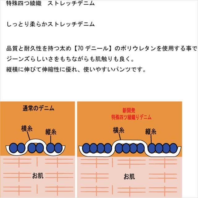 ストレッチデニムスキニーパンツ