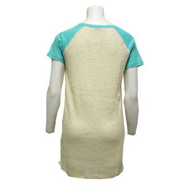 切り替えチュニック 半袖 夏物