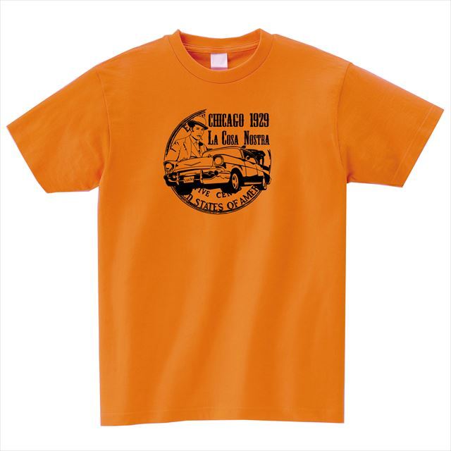 MISSY MISTER ミッシーミスター プリントTシャツ オレンジ