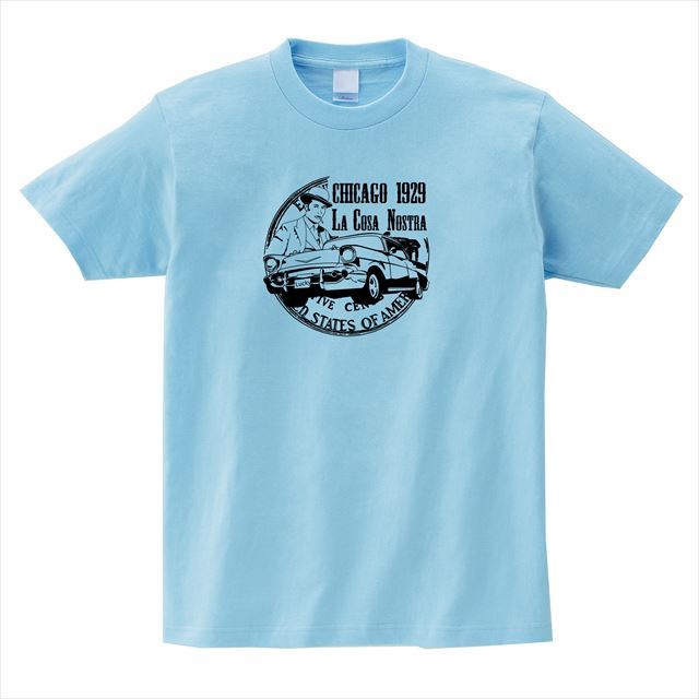 MISSY MISTER ミッシーミスター プリントTシャツ ライトブルー