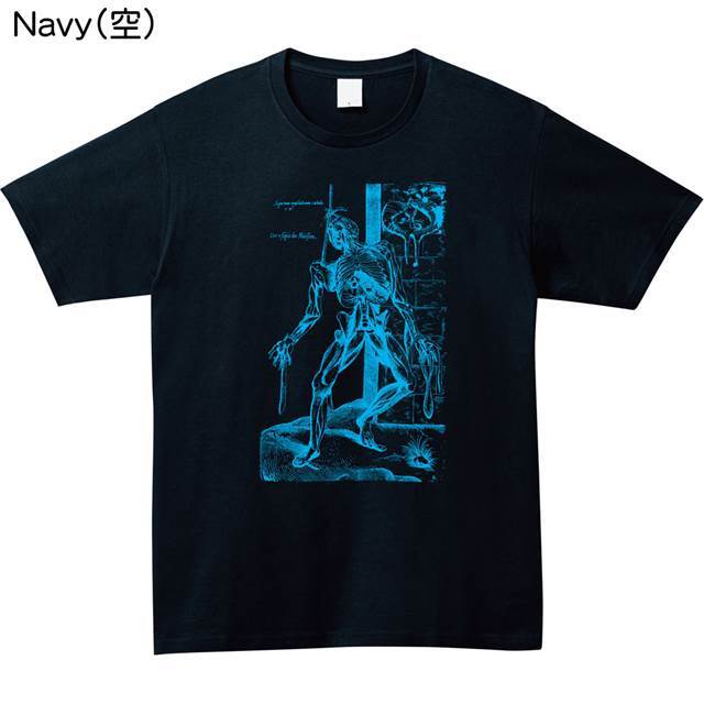 標本プリントtシャツ