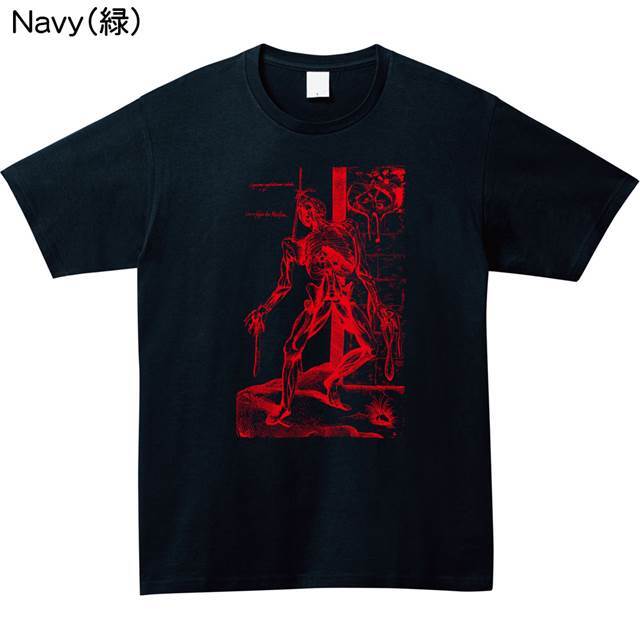 標本プリントtシャツ