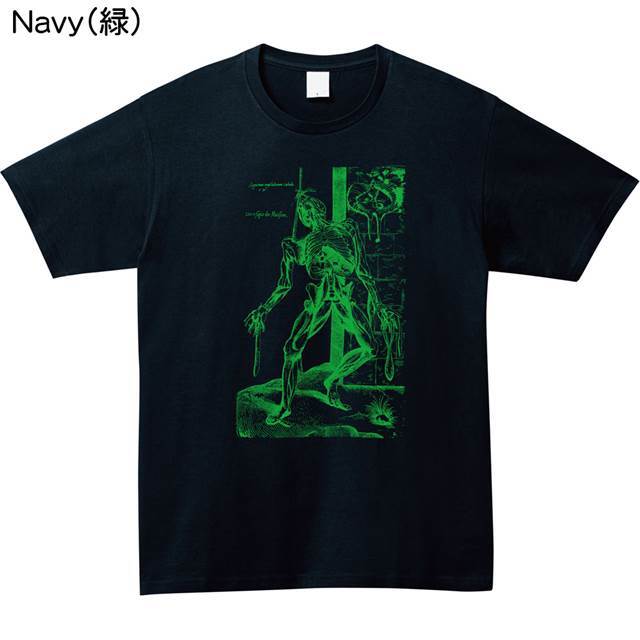 標本プリントtシャツ
