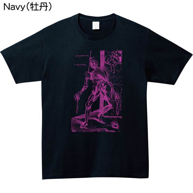 標本プリントtシャツ