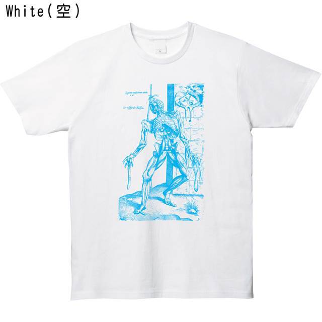 標本プリントtシャツ