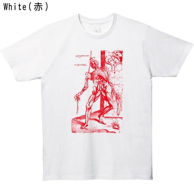 標本プリントtシャツ