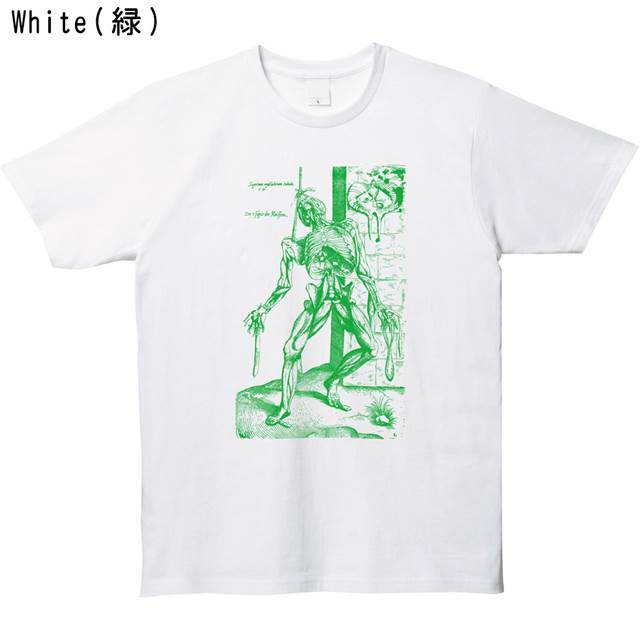 標本プリントtシャツ