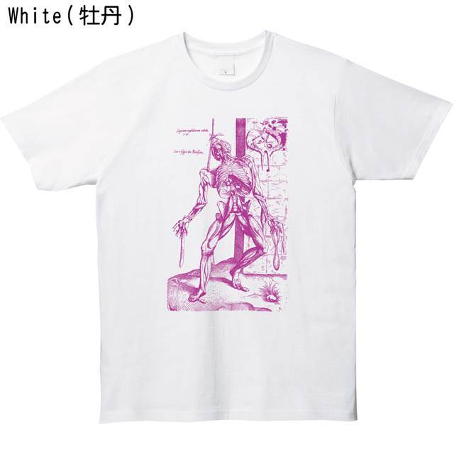 標本プリントtシャツ