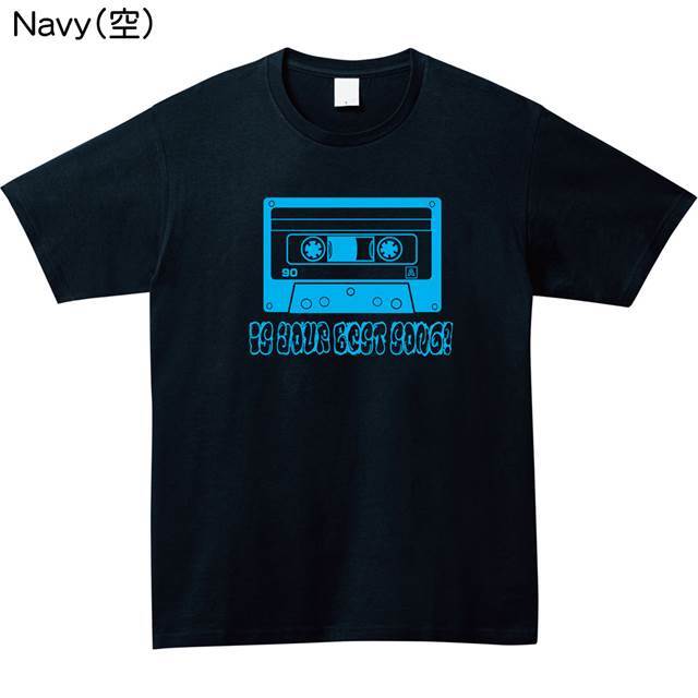 カセットテーププリントtシャツ