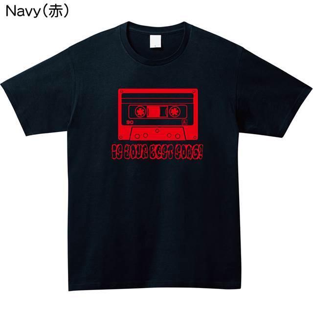 カセットテーププリントtシャツ