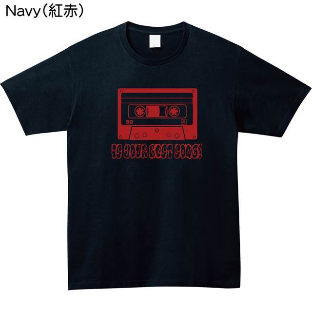 カセットテーププリントtシャツ