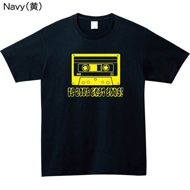 カセットテーププリントtシャツ