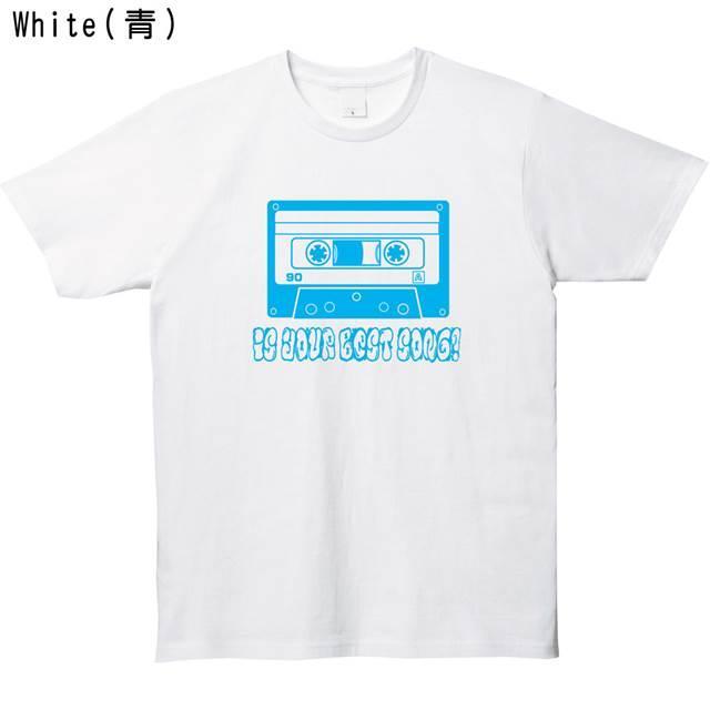 カセットテーププリントtシャツ