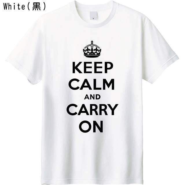 Keep Calm and Carry OnロゴＴシャツ