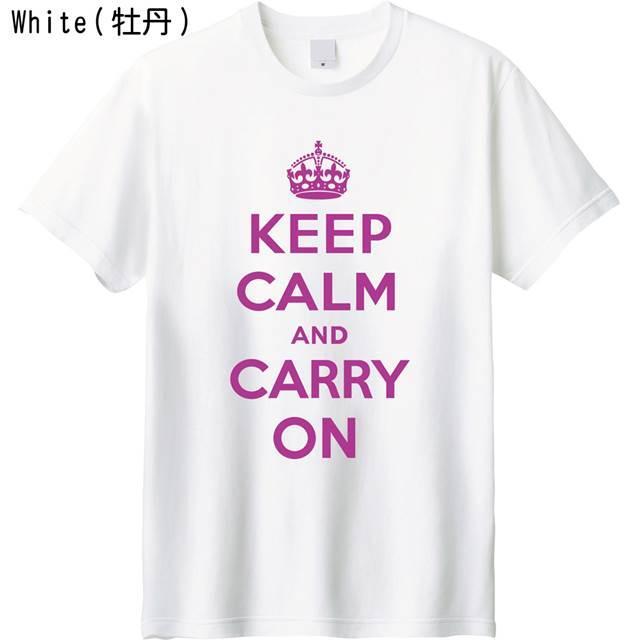 Keep Calm and Carry OnロゴＴシャツ