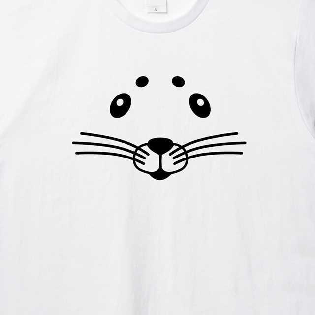 アザラシ顔アップロゴtシャツ レディースファッション通販エナー(ener)