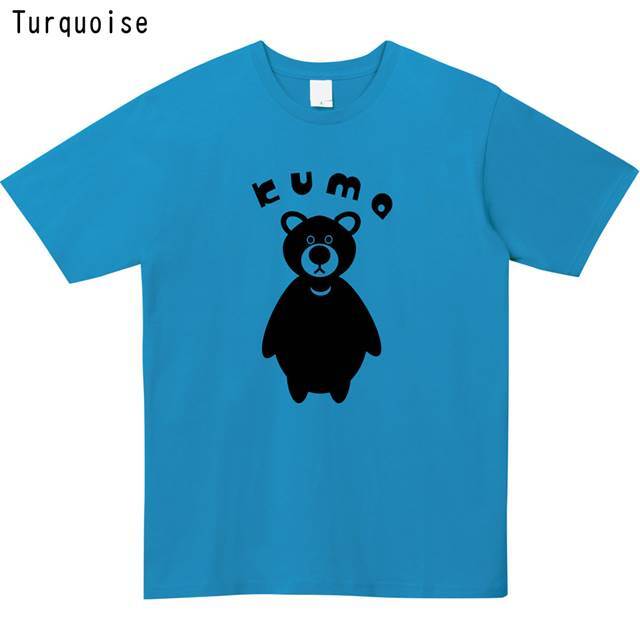 クマプリントTシャツ エナ― おもしろ ロゴ