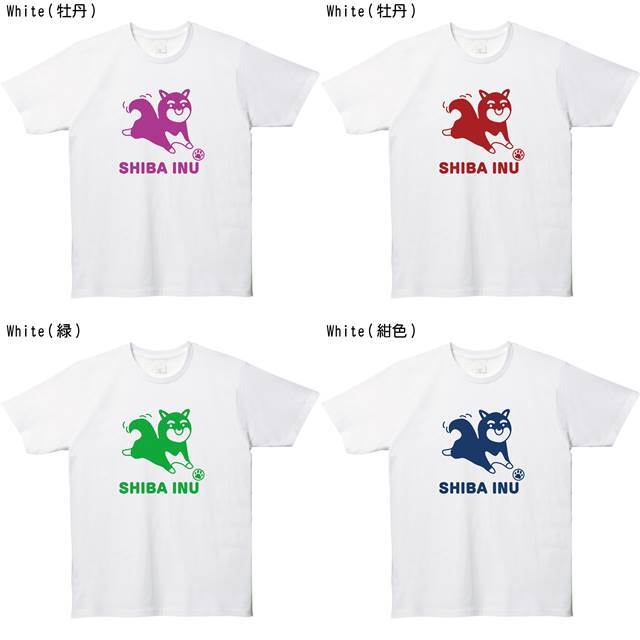 Tシャツ 柴犬 オリジナル レディース ファッション
