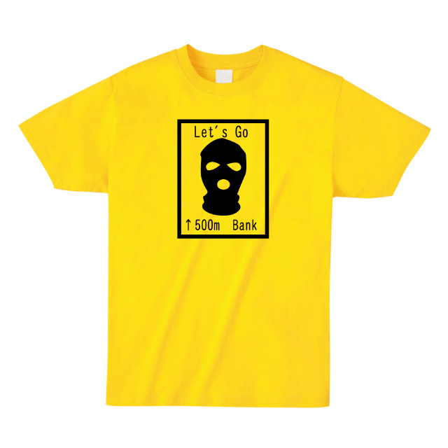 おもしろ交通標識プリントTシャツ