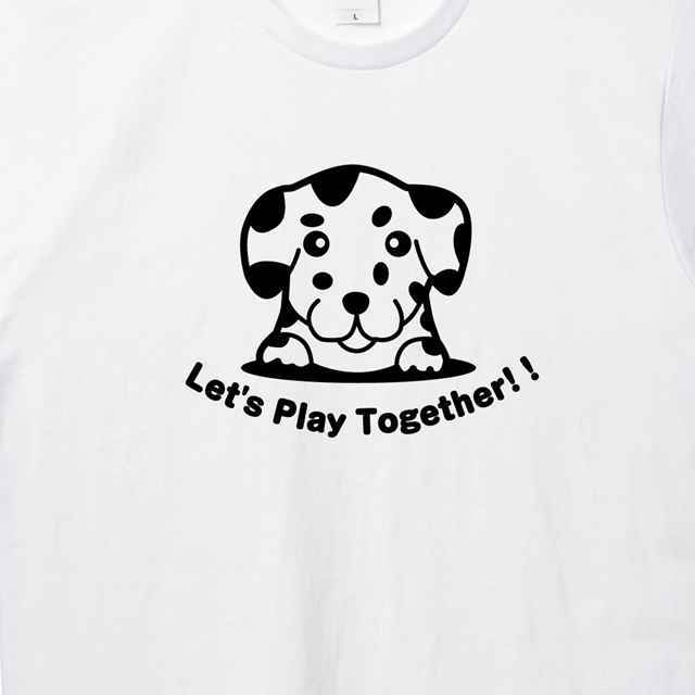 ダルメシアンロゴプリントＴシャツ