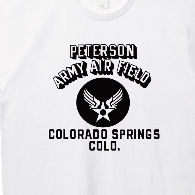 PETERSON ARMY AER FIELD プリントTシャツ
