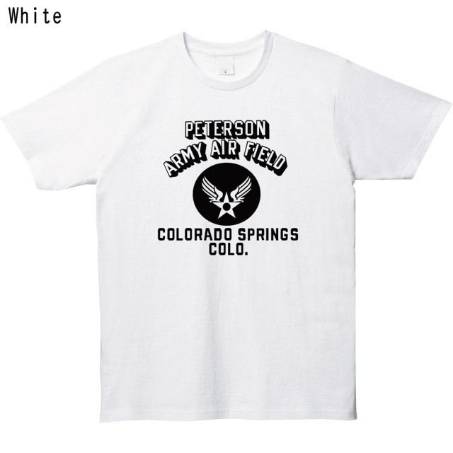PETERSON ARMY AER FIELD プリントTシャツ