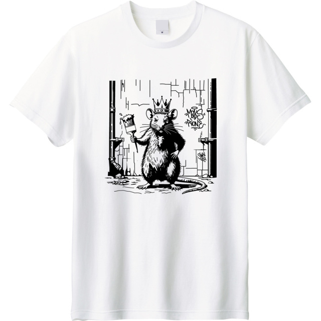 Graffiti KingプリントTシャツ