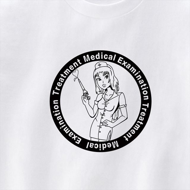 セクシーナースＴシャツ　半袖 トップス おもしろ ナース アメコミ オリジナル メンズ レディース