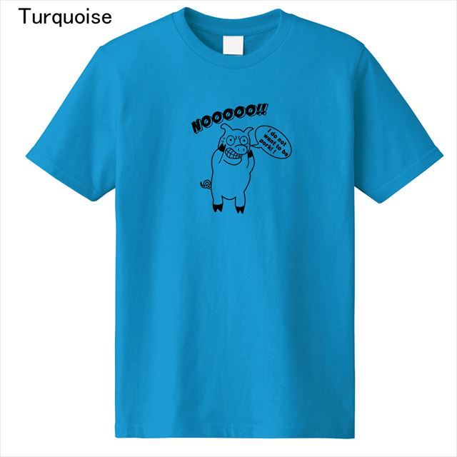 ブタプリントTシャツ キャラクター おもしろ 半袖 オリジナル 半袖 レディース メンズ
