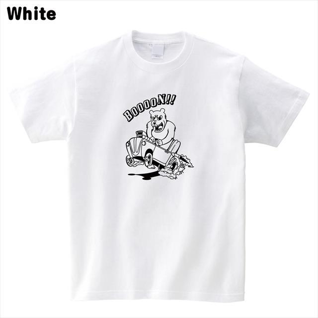 S-XL/全2色] カスタムカードライブクマプリントTシャツ レディース