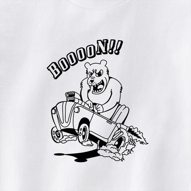 S-XL/全2色] カスタムカードライブクマプリントTシャツ レディース