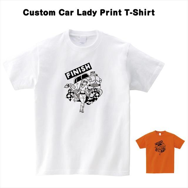 カスタムカー プリントTシャツ おもしろ キャラクター アメ車