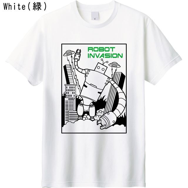 侵略ロボットプリントTシャツ エナ―(ener)