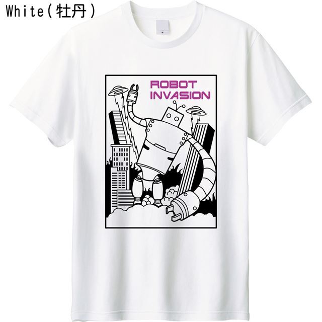 侵略ロボットプリントTシャツ エナ―(ener)