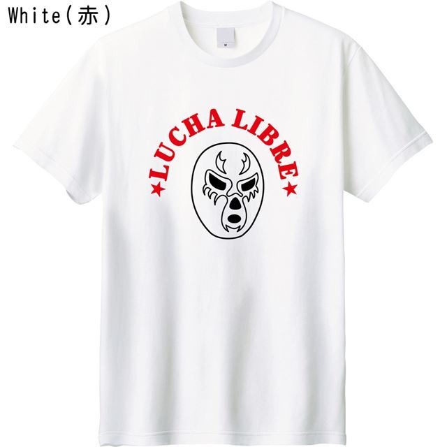 プロレスマスクプリントTシャツ