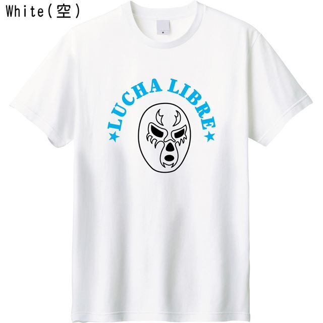 プロレスマスクプリントTシャツ